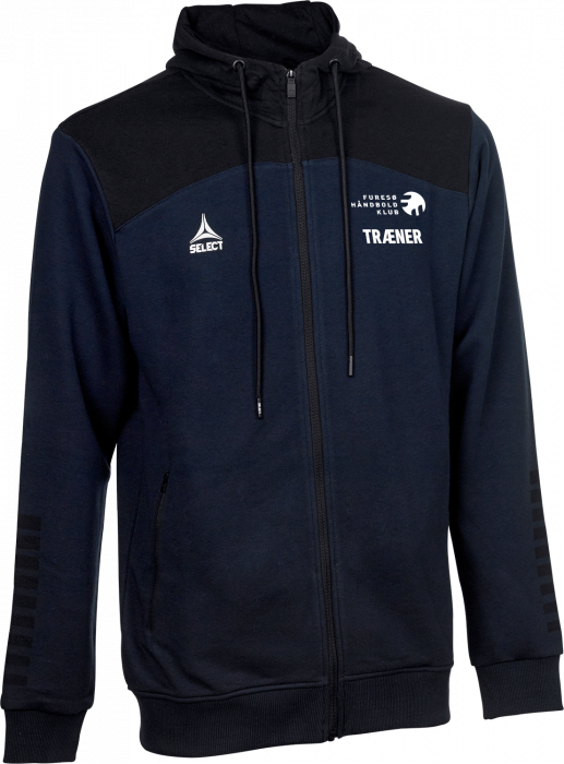 Select - Furesø Håndbold Full-Zip Hoodie Men - Marineblau & schwarz